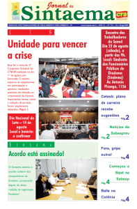 Jornal do Sintaema – Edição 710 – 10 a 23/08 de 2009