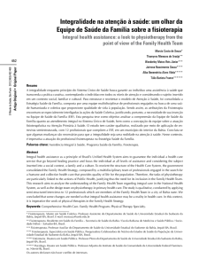 Integralidade na atenção à saúde: um olhar da Equipe de