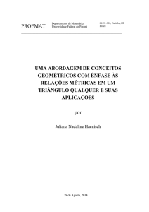 profmat uma abordagem de conceitos geométricos com ênfase às