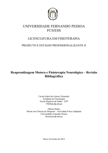 Reaprendizagem Motora e Fisioterapia Neurológica – Revisão