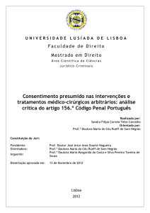 Consentimento presumido nas intervenções e tratamentos médico