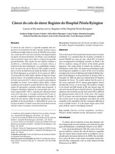 Câncer do colo do útero: Registro do Hospital Pérola Byington