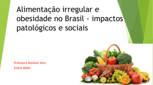 Alimentação irregular e obesidade no Brasil