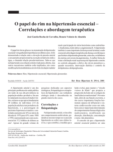 O papel do rim na hipertensão essencial – Correlações e