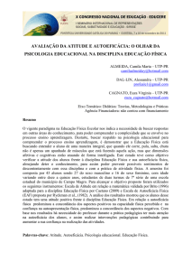 o olhar da psicologia educacional na disciplina educação física