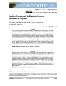 Implicações pastorais da liberdade humana em Juan Luis Segundo