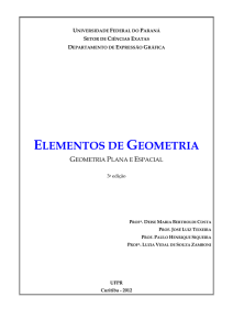 elementos de geometria - Páginas Pessoais