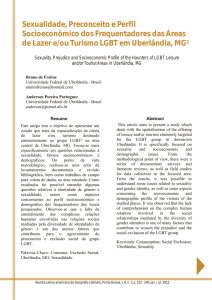 Sexualidade, Preconceito e Perfil Socioeconômico dos