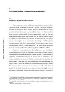 1 Psicologia Social e Fenomenologia Hermenêutica - DBD PUC-Rio
