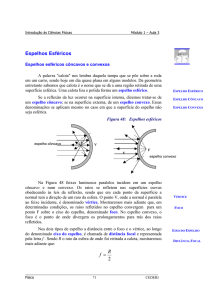 Espelhos esféricos - Instituto de Física / UFRJ