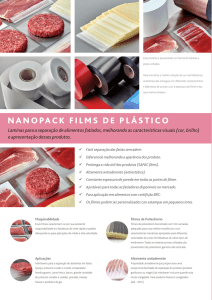 nanopack films de plástico