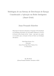 Modelagem de um Sistema de Distribuição de Energia