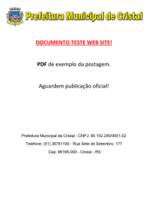 DOCUMENTO TESTE WEB SITE! PDF de exemplo da postagem