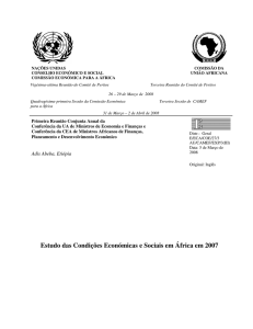 Estudo das Condições Económicas e Sociais em África em 2007
