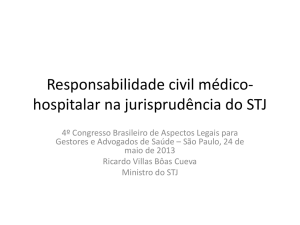 Responsabilidade civil médico-hospitalar na jurisprudência