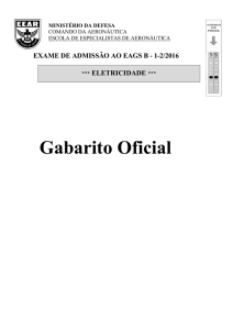 Gabarito Oficial - Concursos Militares