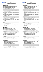 Roteiro Recuperação Parcial 2º Ano MATUTINO/VESPERTINO