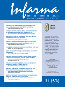 Conselho Federal de FarmáCia INFARMA • BRASÍLIA • v.24 • 5/6