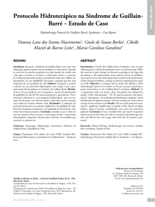 Protocolo Hidroterápico na Síndrome de Guillain