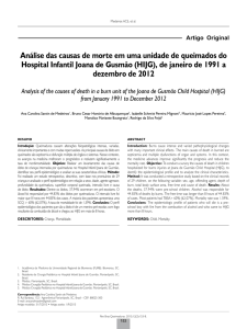 Análise das causas de morte em uma unidade de queimados do