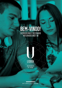 BEM-VINDO! - Universidade de Lisboa