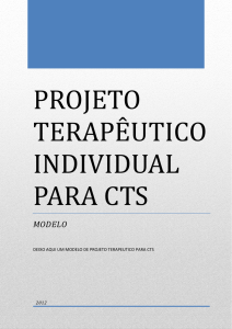 programa individual para comunidade terapeutica