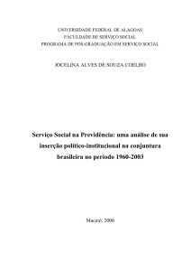 Serviço Social na Previdência: uma análise de sua inserção político
