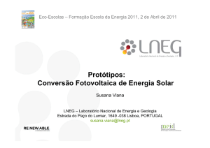 Conversão Fotovoltaica de Energia Solar