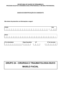 gr 24 cirurgia buco maxili facial