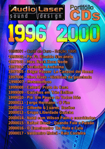 Portifólio 2000 - AudioLaser Sound Design