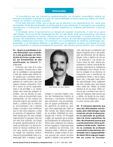 Entrevista com Dr. Joel Cláudio da Rosa Martins