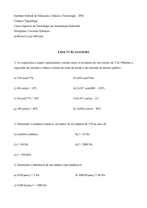 Lista 11 de exercícios