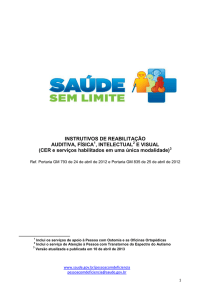 Saúde sem Limite - Federação Brasileira das Associações de