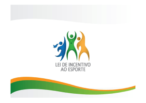 LEI DE INCENTIVO AO ESPORTE