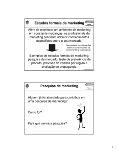 Pesquisa de marketing