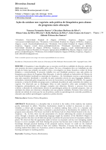Diversitas Journal Ação da catalase nos vegetais - Kentron