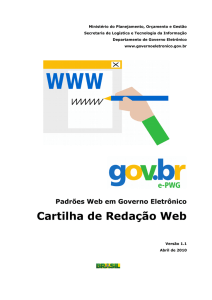 Cartilha de Redação para Web