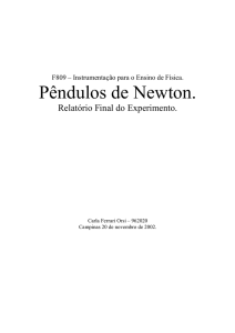 Pêndulos de Newton.
