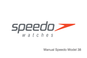 Manual Speedo Model 38