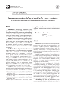 Pneumotórax em hospital geral: análise dos casos e condutas.