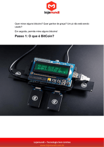 Passo 1: O que é BitCoin?