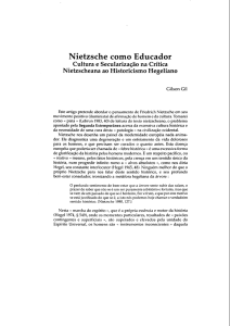 Nietzsche como Educador