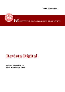 Revista Digital do IAB Numero 10 - Instituto dos Advogados Brasileiros