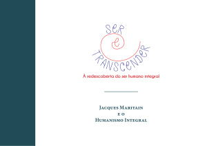 Jacques Maritain e o Humanismo Integral