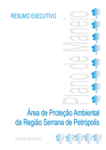 Resumo Executivo APA - Prefeitura de Petrópolis