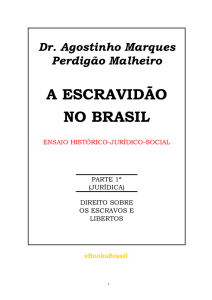 A Escravidão no Brasil - Vol. I
