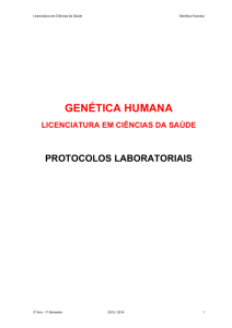GH-LCS - Protocolos Laboratoriais - 2013