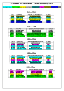 Calendário dos nonos anos