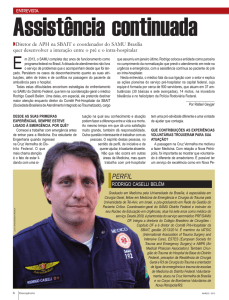 Entrevista com Dr. Rodrigo Caselli Belém, diretor de APH da SBAIT