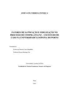 fatores de satisfação e fidelização no processo de compra